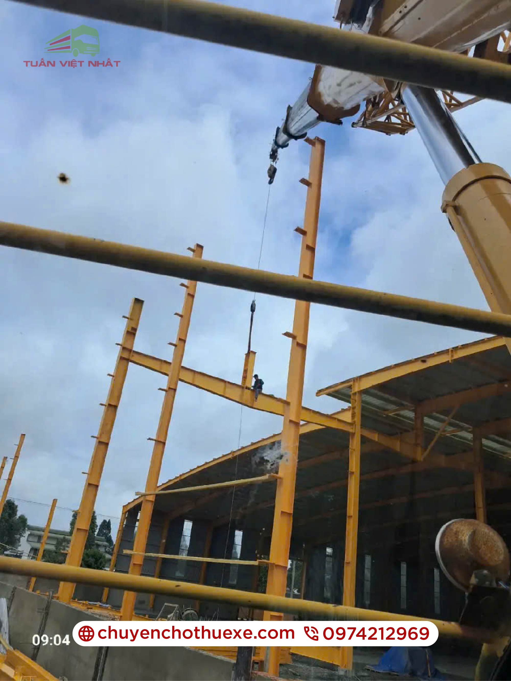 dịch vụ cho thuê xe cẩu Dĩ An