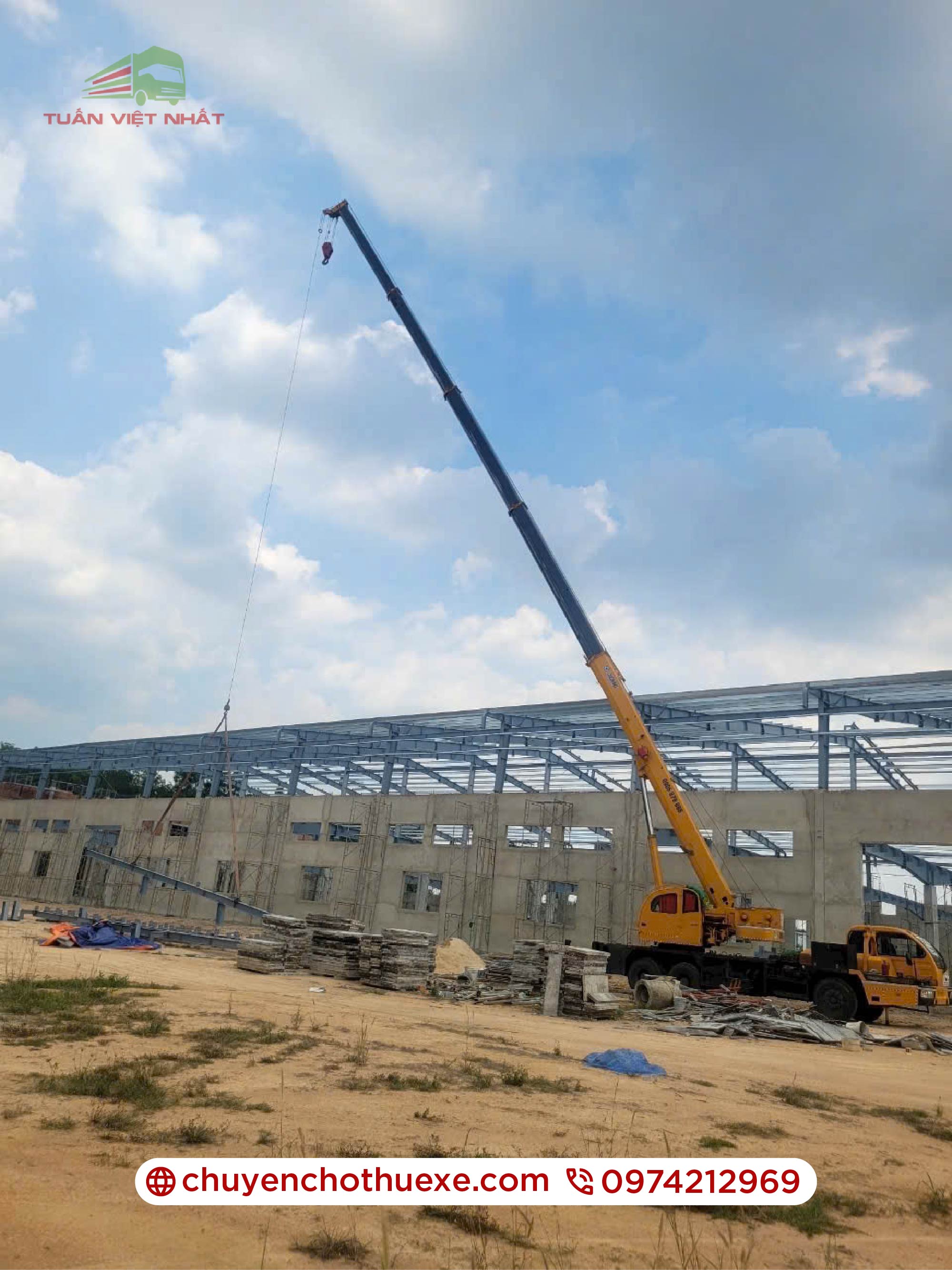 dịch vụ cho thuê xe cẩu Dĩ An