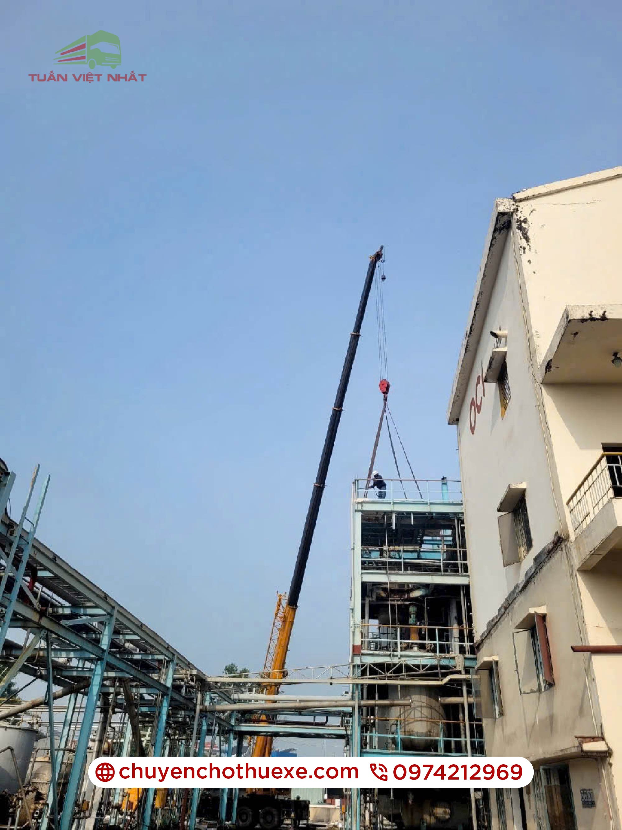 dịch vụ cho thuê xe cẩu Dĩ An