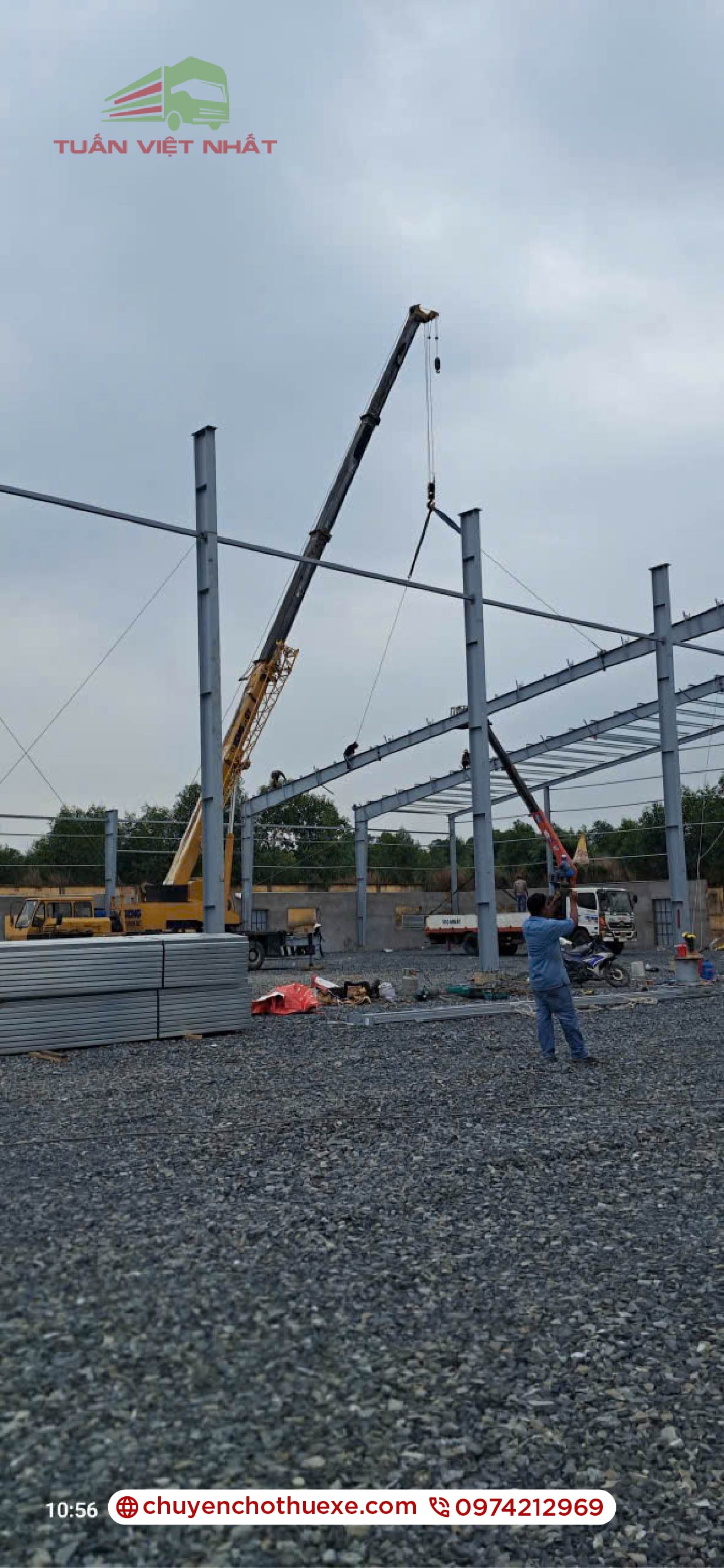 dịch vụ cho thuê xe cẩu Dĩ An