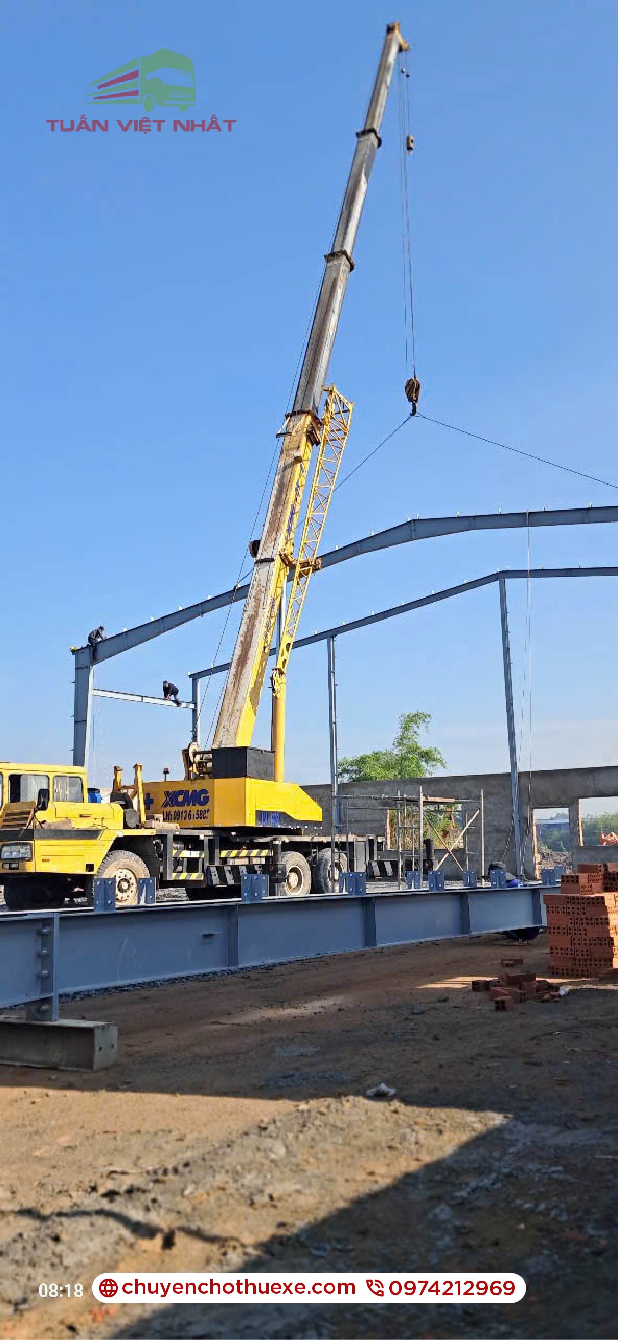 địa chỉ thuê xe cẩu tự hành tại Bình Dương