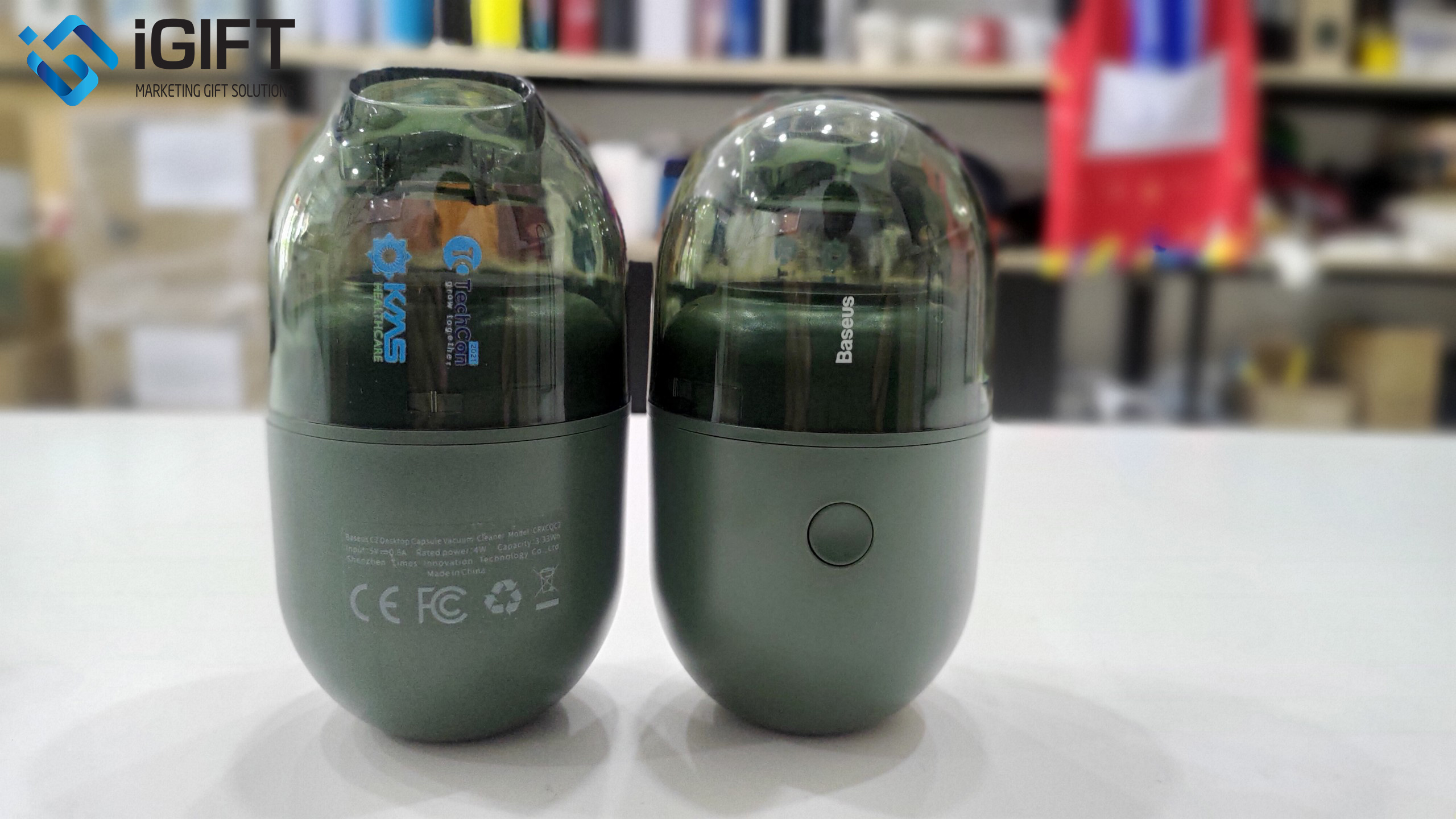 Máy Hút Bụi Mini Cầm Tay Baseus C2 in logo KMS 2 Máy Hút Bụi Mini Cầm Tay Baseus C2 in logo KMS Quà tặng công nghệ doanh nghiệp