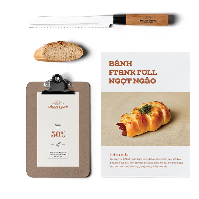 Thiết kế bộ nhận diện cơ bản ngành F&B theo yêu cầu 1 Thiết kế bộ nhận diện cơ bản ngành F&B theo yêu cầu Quà tặng công nghệ doanh nghiệp