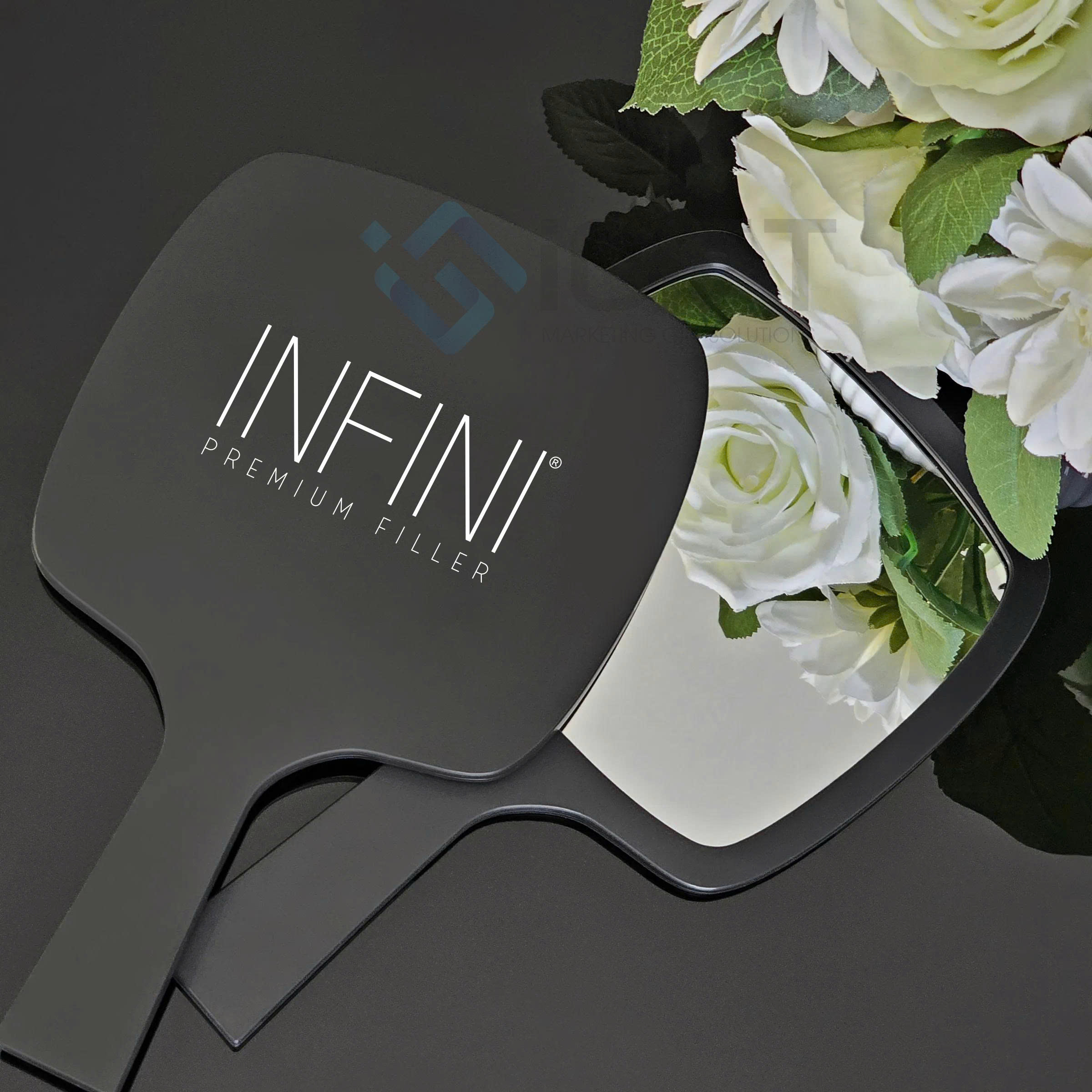 Gương cầm tay - In logo thương hiệu theo yêu cầu 1 Gương cầm tay - In logo thương hiệu theo yêu cầu Quà tặng công nghệ doanh nghiệp