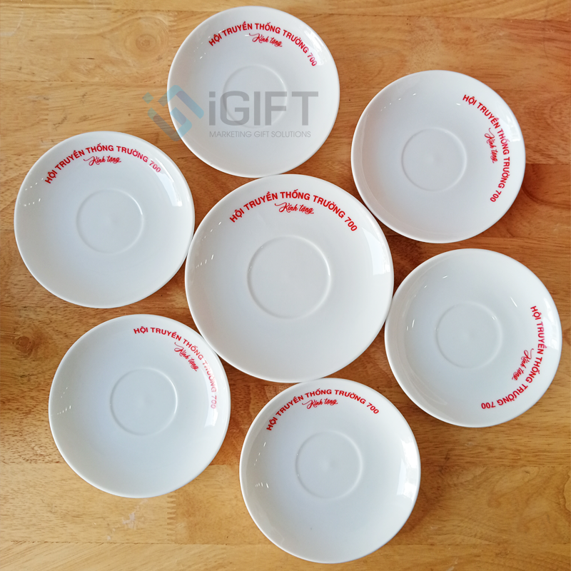 Bộ ấm tách trà - In logo theo yêu cầu 2 Bộ ấm tách trà - In logo theo yêu cầu Quà tặng công nghệ doanh nghiệp