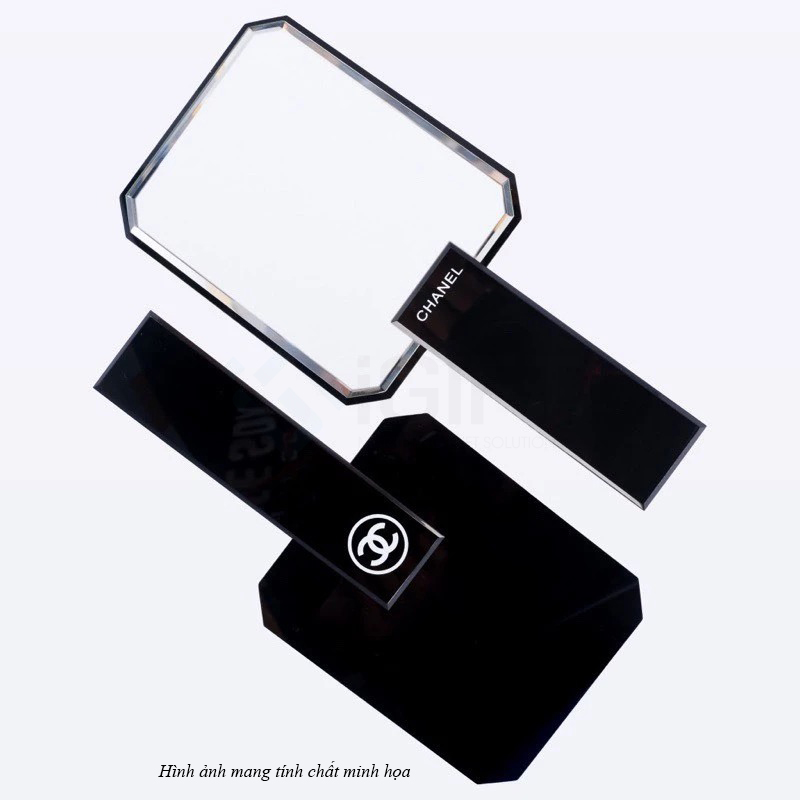 Gương trang điểm cầm tay cao cấp - In ấn logo theo yêu cầu 3 Gương trang điểm cầm tay cao cấp - In ấn logo theo yêu cầu Quà tặng công nghệ doanh nghiệp