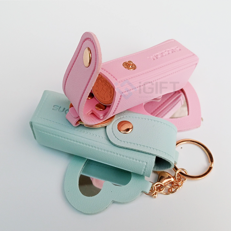 Móc khóa túi đựng son - In logo theo yêu cầu 1 Móc khóa túi đựng son - In logo theo yêu cầu Quà tặng công nghệ doanh nghiệp