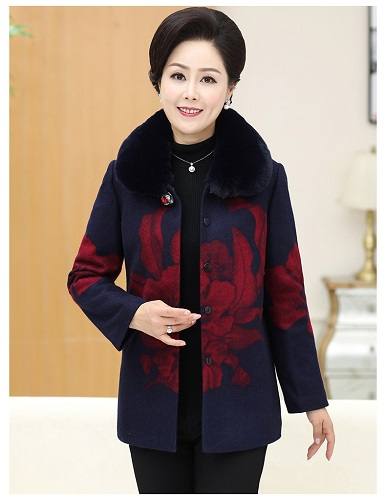 Ao da cho phu nu trung nien sang trong