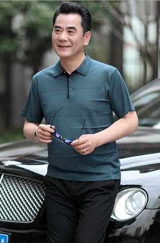 Ao thun nam trung nien cao cap