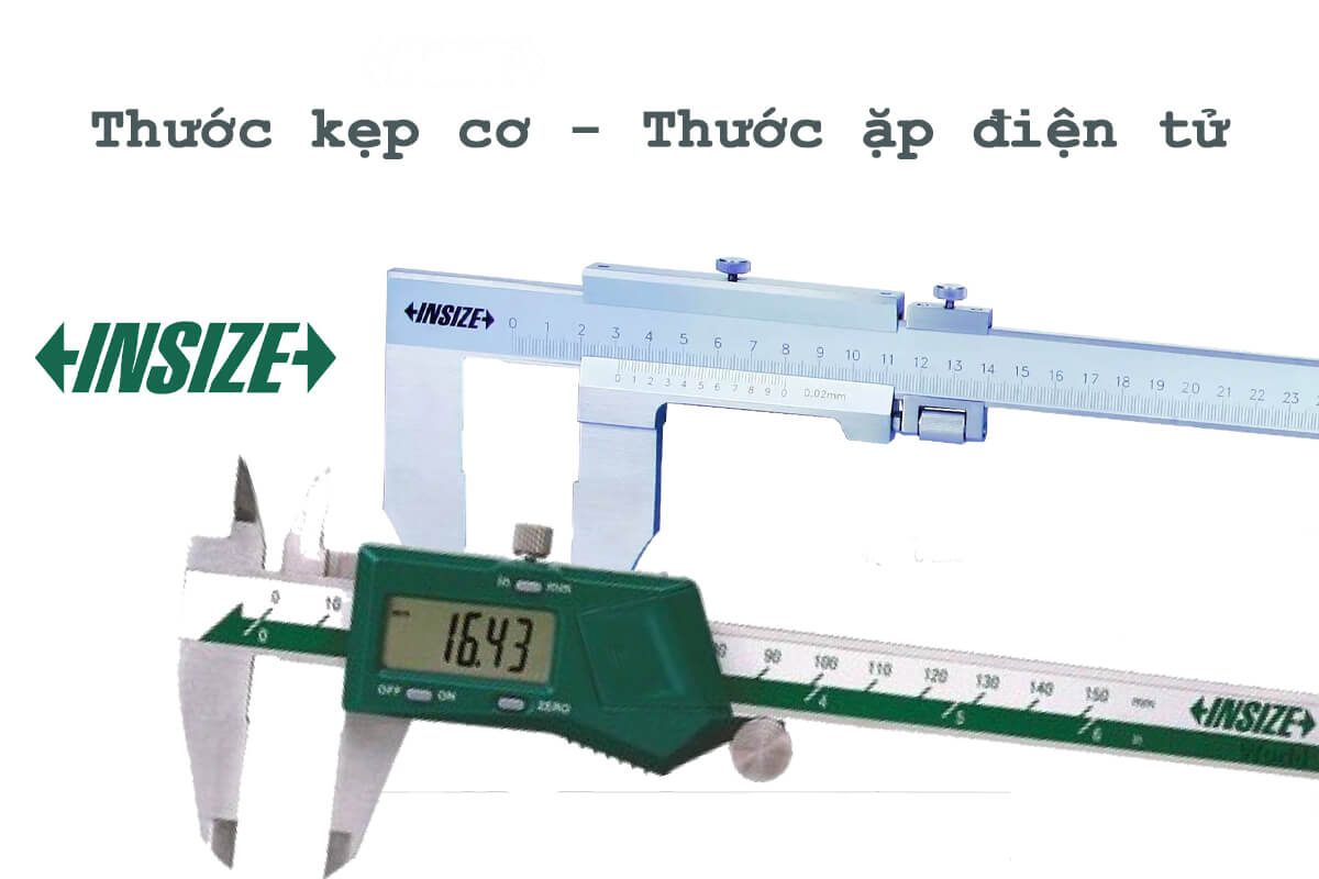 Sự khác nhau giữa thước cặp điện tử Insize và thước kẹp cơ Insize