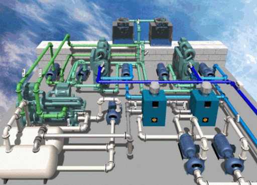 Hệ thống máy lạnh không khí Water chiller