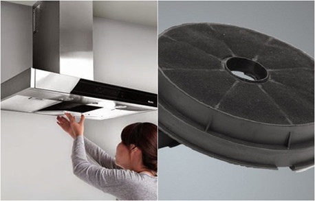 Kiểm tra và thay than hoạt tính máy hút mùi