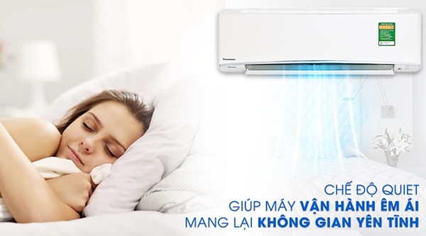 Máy lạnh Panasonic Inverter 1 HP CUCS-XU9UKH-8 vận hành êm ái