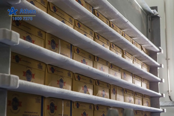 Tủ đông tiếp xúc thường dùng cho thực phẩm dạng Block