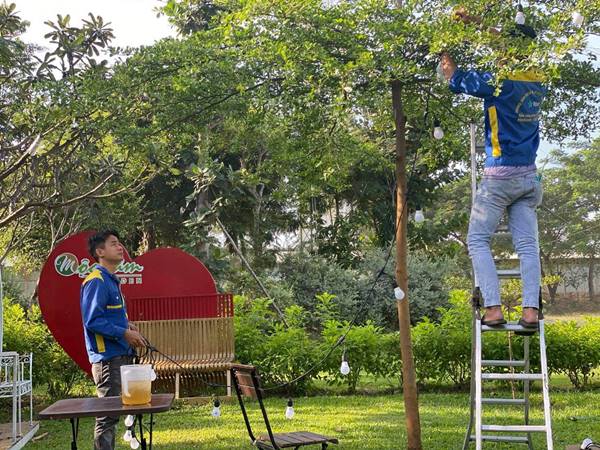 Lắp đặt hệ thống điện cho cafe Mộc Lâm- Vũng Tàu