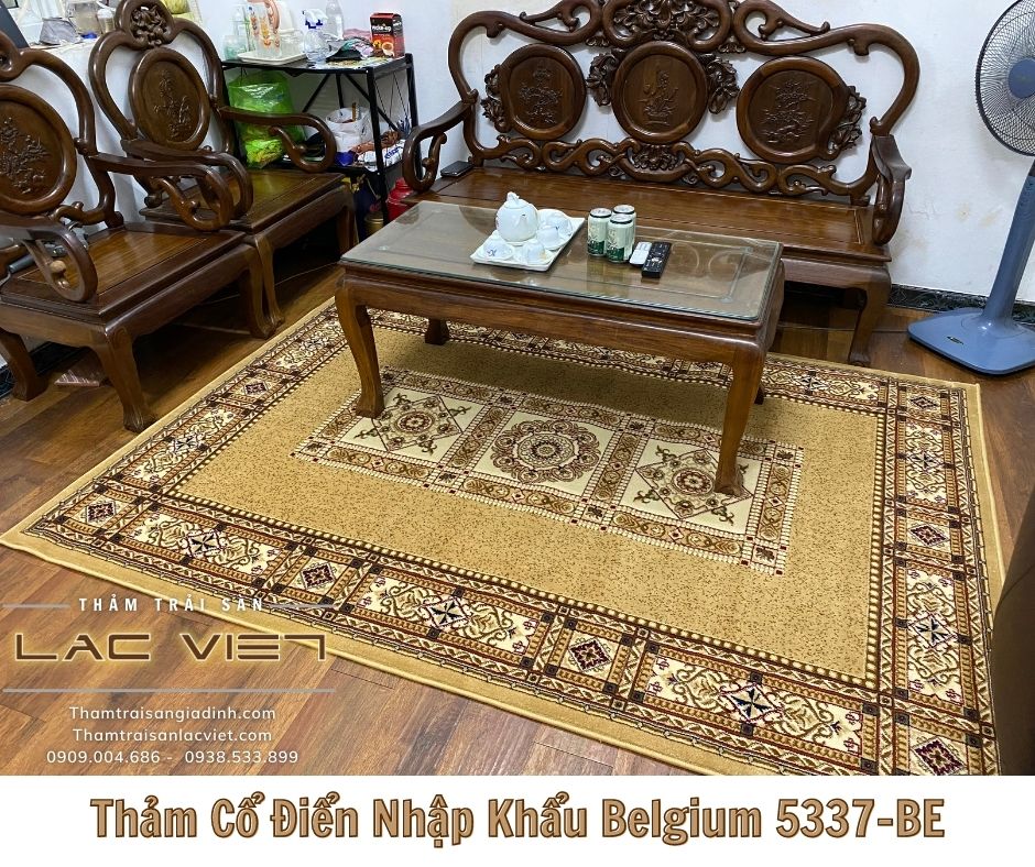 Thảm Cổ Điển Nhập Khẩu Belgium 5337BE