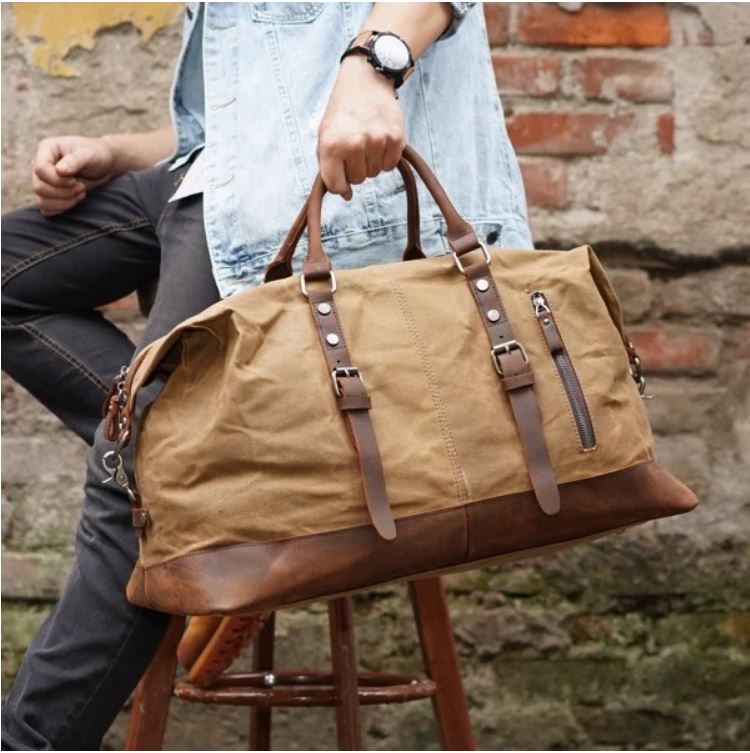 Túi du lịch messenger vải bố