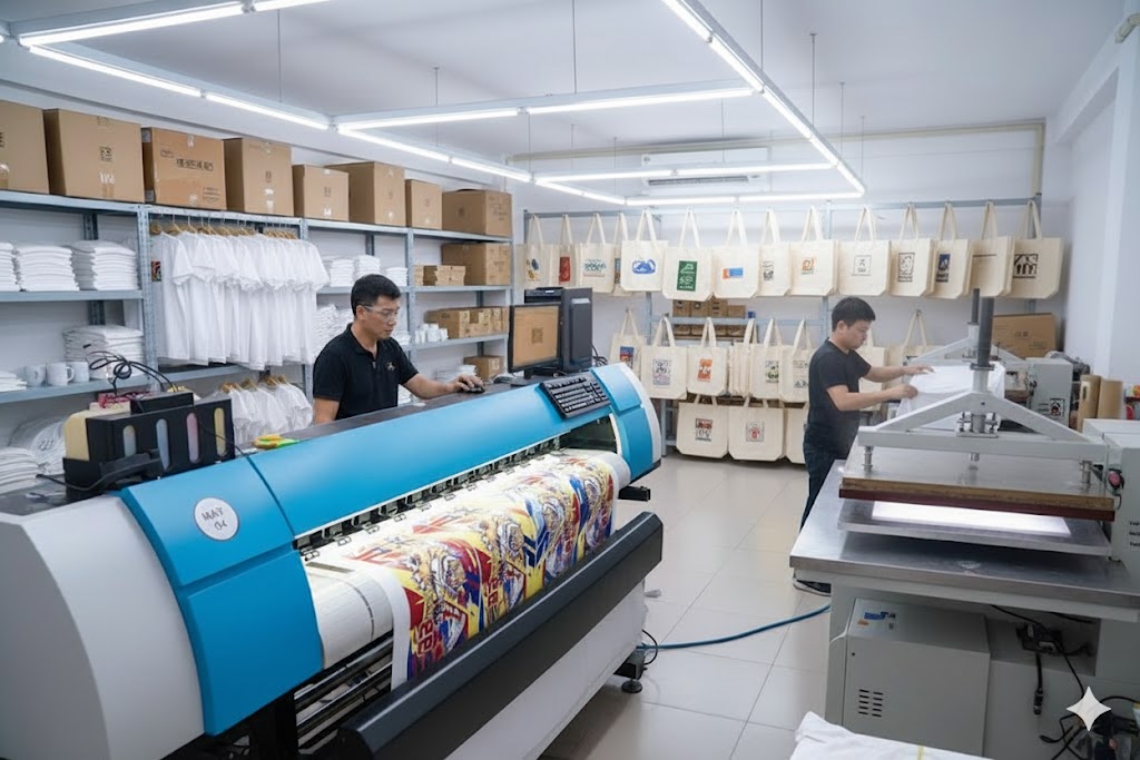 sử dụng công nghệ in chuyển nhiệt trong sản xuất