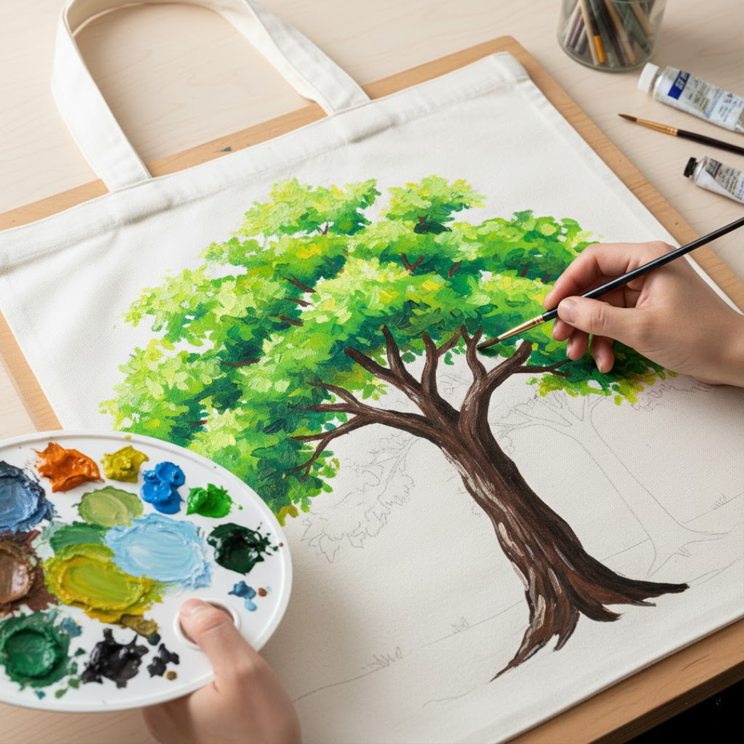 Thiết kế túi canvas handmade tạo dấu ấn riêng