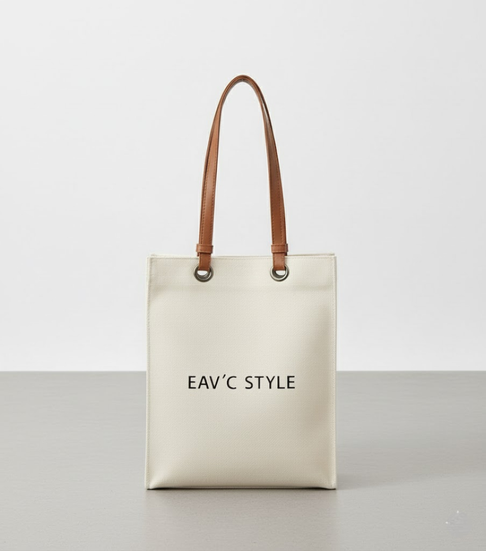 Túi canvas phối da quai xách sang trọng dành cho sự kiện doanh nghiệp