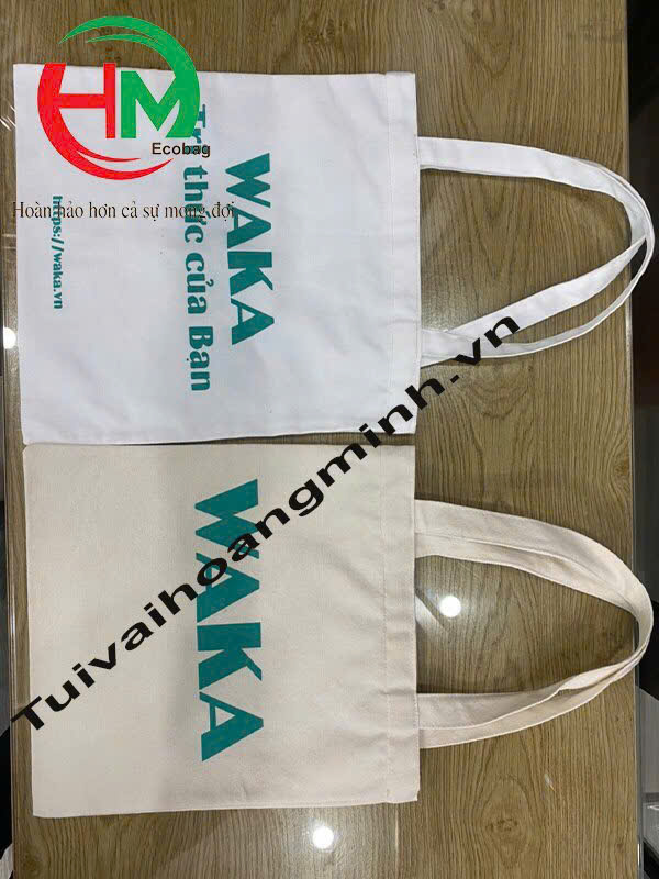 túi vải canvas waka với thiết kế nổi bật nâng tầm nhận diện thương hiệu