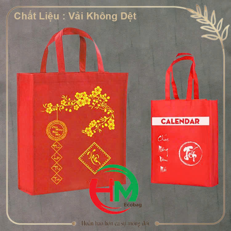 Túi vải không dệt đựng quà tết được ưa chuộng hiện nay