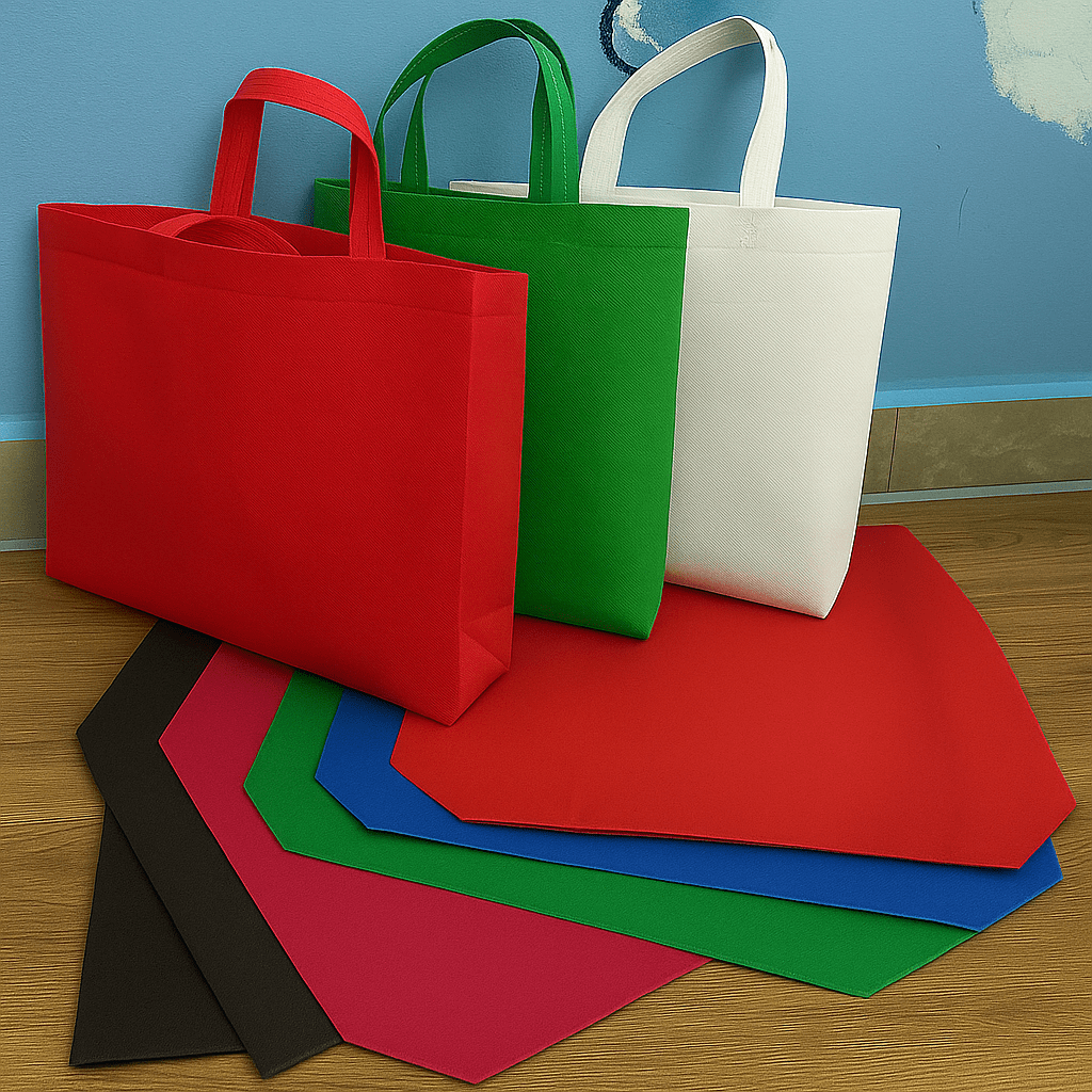 Túi vải không dệt đủ màu sắc