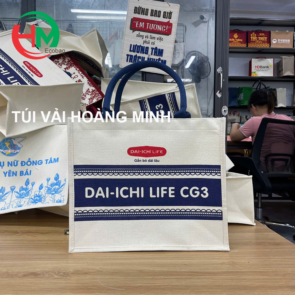 Quà tặng túi vải dành đối tác, khách hàng của Dai-ichi Life