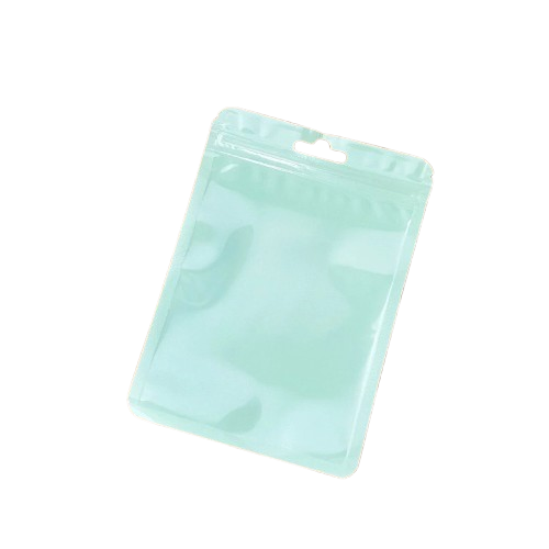 túi zip màu xanh đựng các loại sản phẩm nhỏ