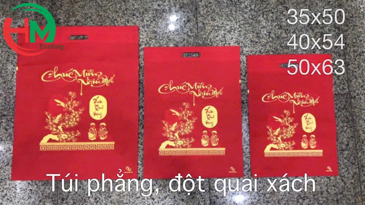 Bảng báo giá túi vải không dệt đựng quà tết theo kích thước