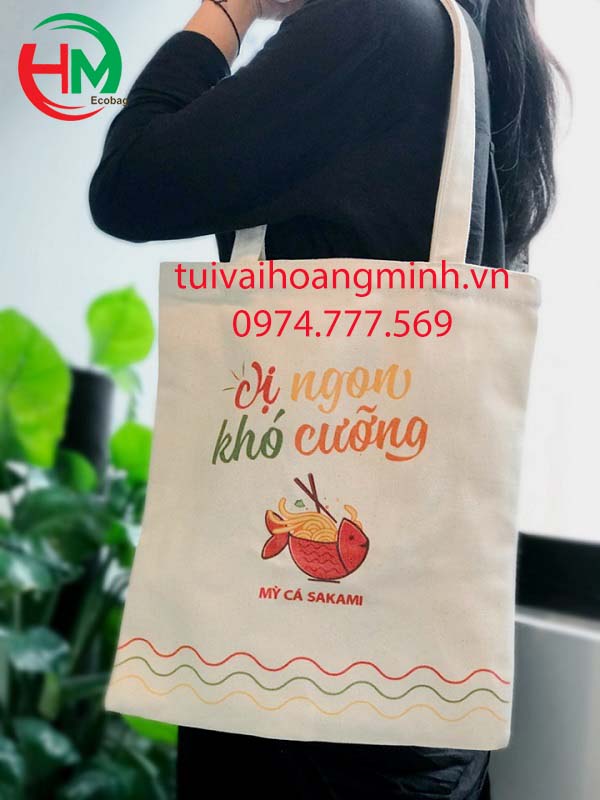 Đặc điểm cơ bản của túi vải bố đeo chéo nữ