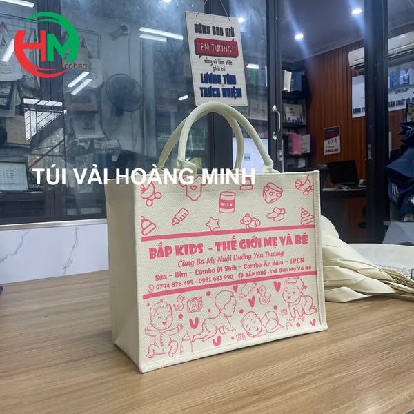 Màu sắc túi vải cho các thương hiệu mẹ & bé