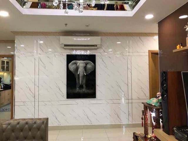 Tấm ốp PVC có khả năng chống ẩm, kháng nước rất tốt