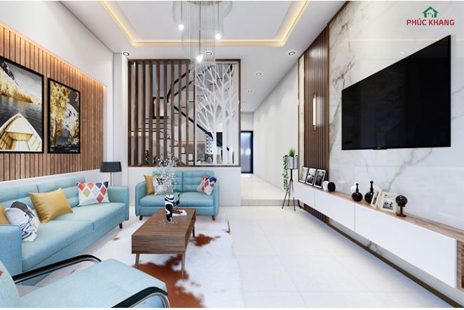 sua nha don Tet 2021 bang tam op tuong pvc