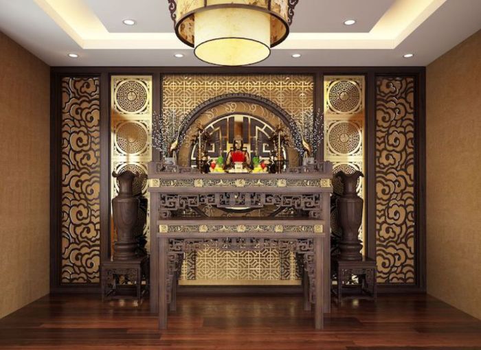Chống ám khói trần nhà khi thắp hương