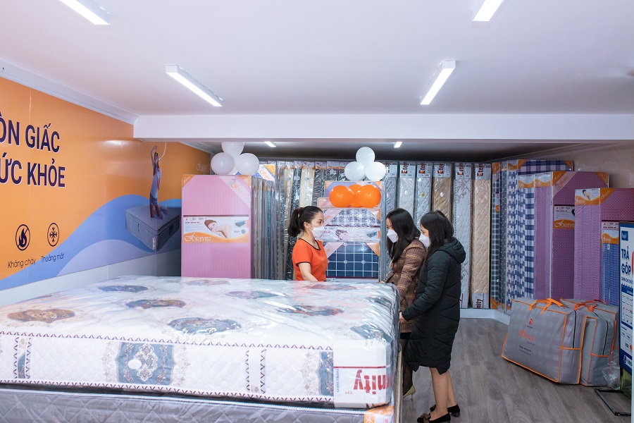 Đệm bông ép nội địa có chất lượng không thua kém đệm ngoại nhập