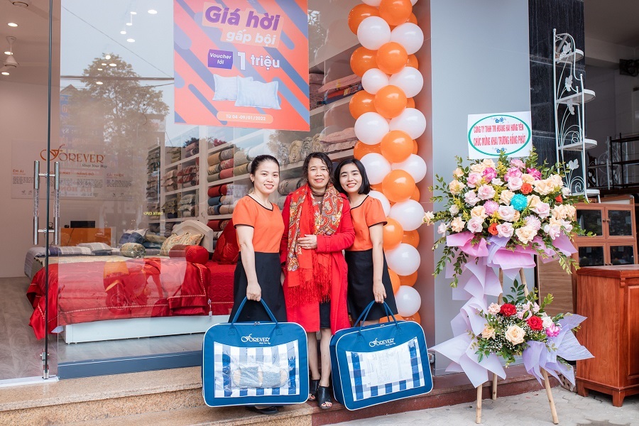 Forever phủ sóng rộng rãi với hệ thống showroom khắp cả nước