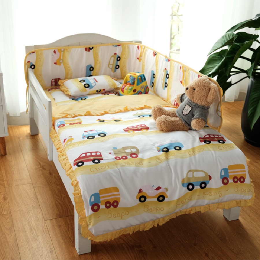 Bộ chăn ga gối Baby 2 - Ô Tô