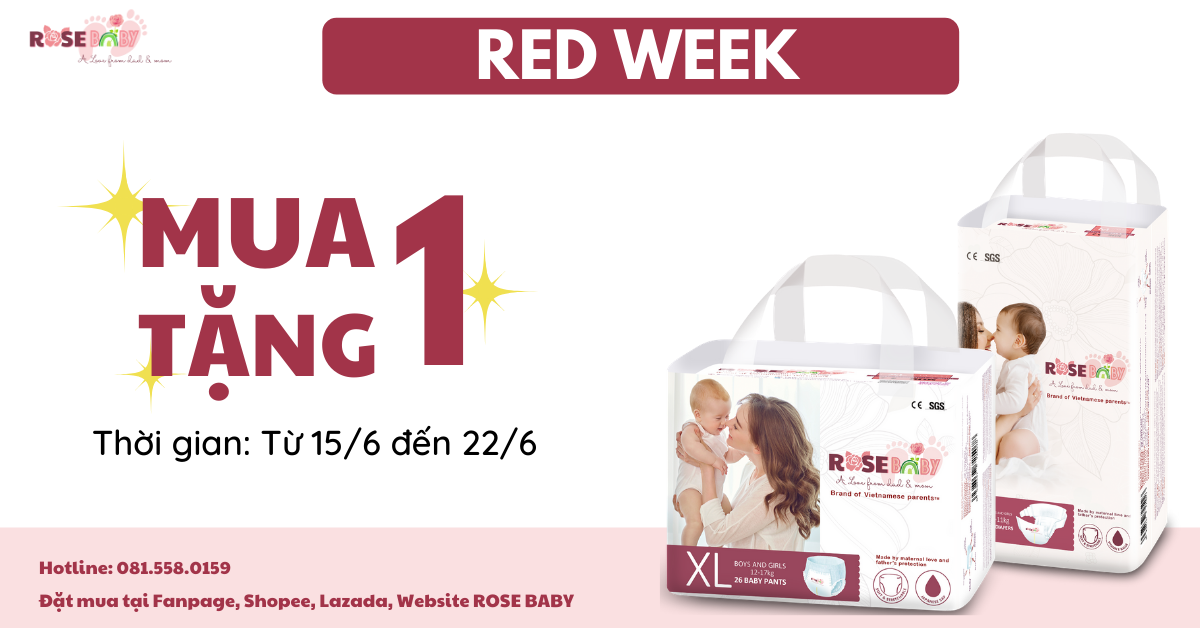 Khuyến mãi kinh điển RED WEEK - TUẦN LỄ ĐỎ MUA 1 TẶNG 1
