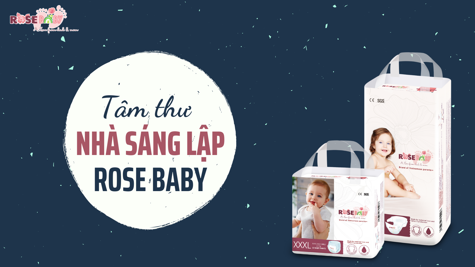 TÂM THƯ TỪ NHÀ SÁNG LẬP TÃ BỈM ROSE BABY