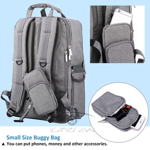 Balo Caden L5-1 cỡ nhỏ thời trang đi du lịch, chụp ảnh phượt