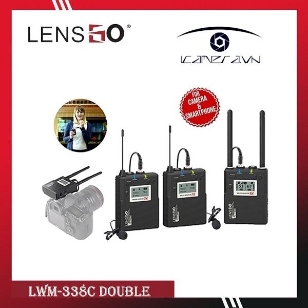Micro không dây LensGo LWM-338C Double