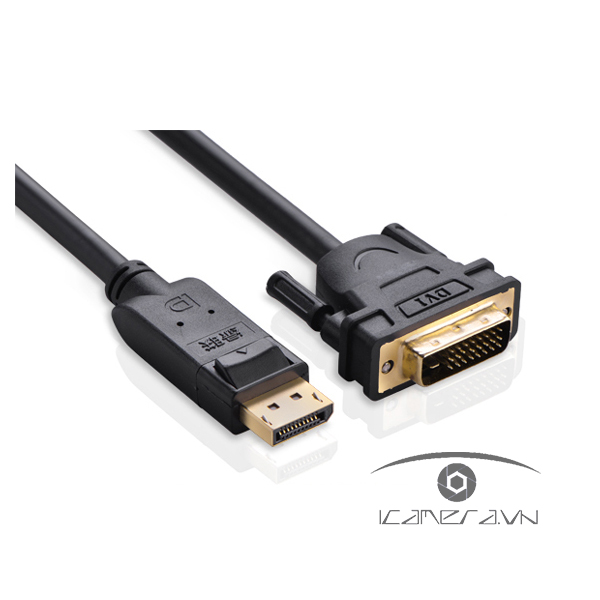 Cáp chuyển Displayport to DVI 24+1 chính hãng Ugreen 10223/10224