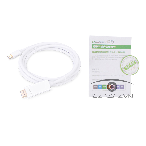 Cáp chuyển Mini Displayport to HDMI 3M Ugreen 10419