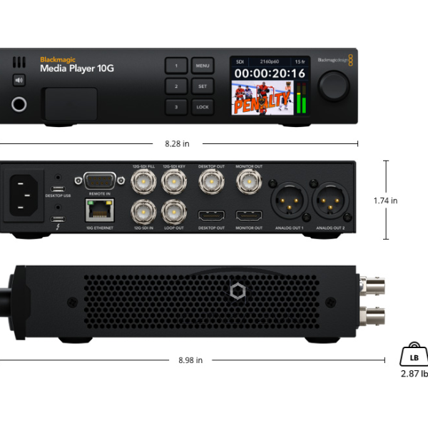 Blackmagic Media Player 10G