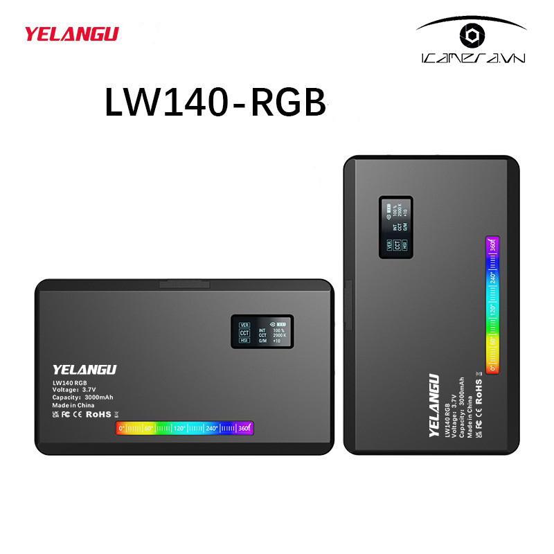 Đèn led Video YELANGU LW140 RGB