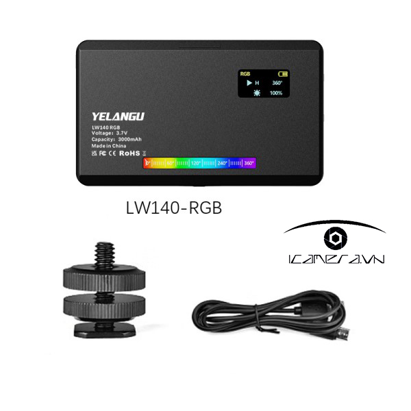 Đèn led Video YELANGU LW140 RGB