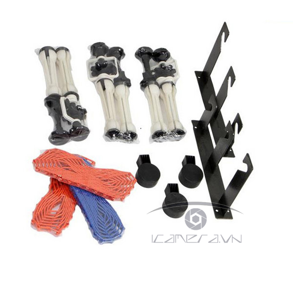 Khung treo 3 phông kéo xích TQ-3 Combo treo phông nền chụp ảnh quay phim