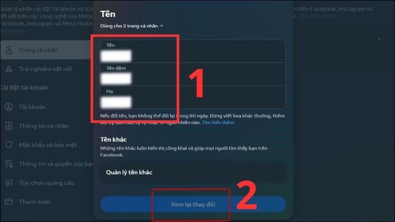 Hướng dẫn cách đổi tên Facebook trên điện thoại, máy tính mới nhất