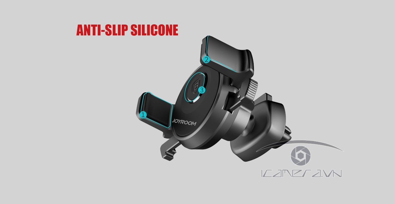 Giá đỡ điện thoại gắn khe gió điều hòa trên ô tô Joyroom JR-ZS127